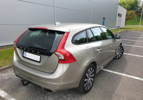 Volvo V60 cena 42999 przebieg: 199000, rok produkcji 2014 z Sosnowiec małe 781